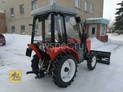 Минитрактор Уралец 254 с кабиной КПП с реверсом